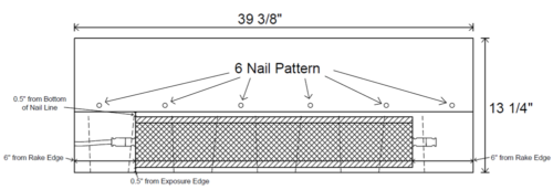 6 Inch Nailing Pattern